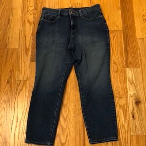 NYDJ Not Your Daughter’s Jeans Clarissa Ankle Dark Wash Size 8P EUC